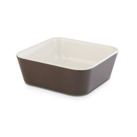 bowl 0.15 ltr 90 mm x 90 mm APS PLUS UNIVERSAL melamine light beige | brown square H 40 mm product photo  S