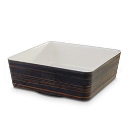 bowl 4 ltr 265 mm x 265 mm APS PLUS UNIVERSAL melamine light beige | brown square H 90 mm product photo