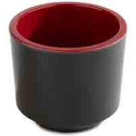 bowl ASIA PLUS 130 ml melamine red black Ø 75 mm  H 65 mm product photo