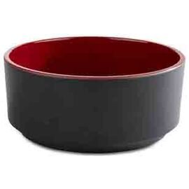bowl ASIA PLUS 600 ml melamine red black Ø 155 mm  H 65 mm product photo