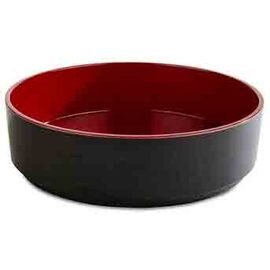 bowl ASIA PLUS 1600 ml melamine red black Ø 230 mm  H 65 mm product photo