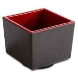 bowl ASIA PLUS 160 ml melamine red black 75 mm  x 75 mm  H 65 mm product photo