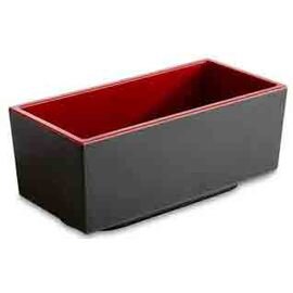 bowl ASIA PLUS 400 ml melamine red black 155 mm  x 75 mm  H 65 mm product photo