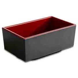 bowl ASIA PLUS 500 ml melamine red black 155 mm  x 95 mm  H 65 mm product photo