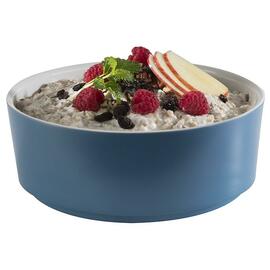 bowl 1.5 ltr Ø 200 mm HAPPY BUFFET melamine white | blue H 70 mm product photo  S