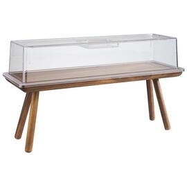 buffet stand ACACIA acacia wood GN 2/4 brown | 530 mm x 162 mm H 200 mm product photo  S