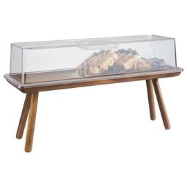 buffet stand ACACIA acacia wood GN 2/4 brown | 530 mm x 162 mm H 200 mm product photo  S