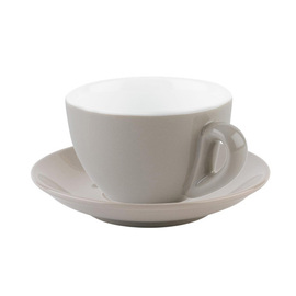 coffee cup with saucer SNUG porcelain grey 200 ml product photo