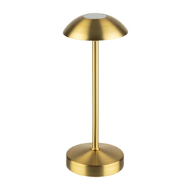 rechargeable table lamp ALVA golden coloured H 205 mm product photo