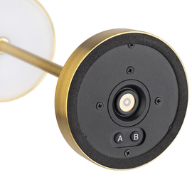 rechargeable table lamp ALVA golden coloured H 205 mm product photo  S