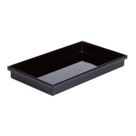 polystyrol container GN 1/1 plastic black product photo