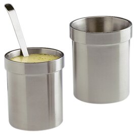 dressing pot 1800 ml stainless steel 18/8 round double-walled Ø 150 mm H 180 mm product photo