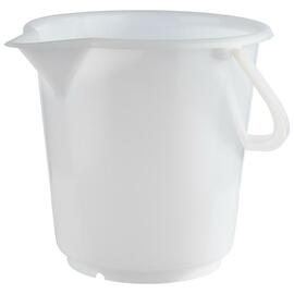 Bucket with spout polyethylene 10.5 ltr white Ø 285 mm H 285 mm product photo