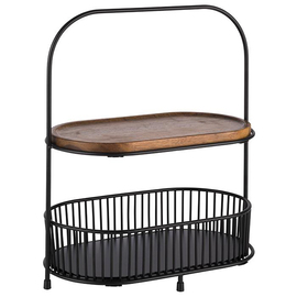 APS 2 tier etagere ALL ROUNDER Set of 5 black 1 310 mm x 170