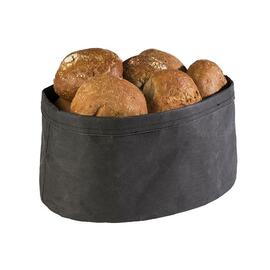 bread bag natural fibres black oval 300 mm  x 200 mm  H 180 mm product photo  S
