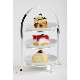 serving rack metal flat metal profile | 3 shelves | 225 mm  x 165 mm  H 255 mm product photo