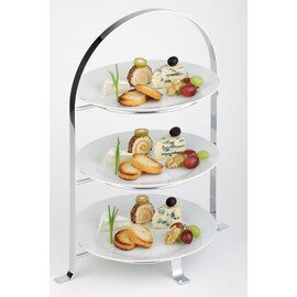 serving rack metal flat metal profile | 3 shelves | 330 mm  x 240 mm  H 430 mm product photo