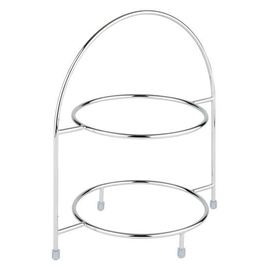serving rack metal | suitable for 2 plates Ø 270 mm max Ø 180 mm | 290 mm x 195 mm H 300 mm product photo