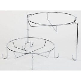 buffet basket rack metal | 2 shelves | 920 mm  x 470 mm  H 300 mm product photo