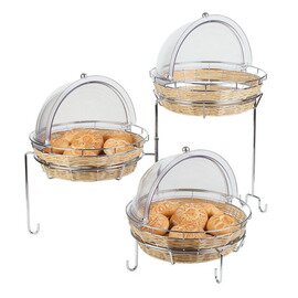 buffet basket rack metal | 3 shelves | 920 mm  x 770 mm  H 500 mm product photo  S