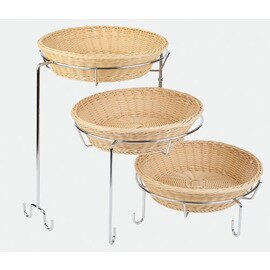 buffet basket rack metal | 3 shelves | 920 mm  x 770 mm  H 500 mm product photo  S