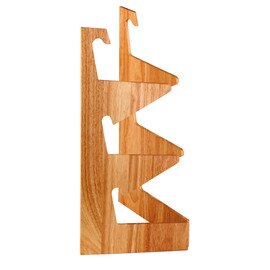 buffet rack wood | 3 shelves | 590 mm  x 305 mm  H 590 mm product photo  S