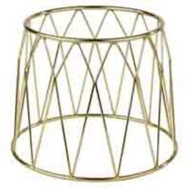 buffet stand DIAMOND metal golden coloured | 1 shelf  H 195 mm product photo