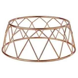 buffet stand DIAMOND metal copper coloured | 1 shelf  H 100 mm product photo