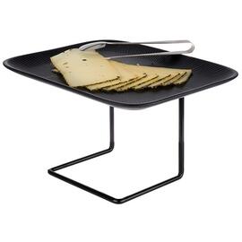 buffet stand black with anti-slip coating | 165 mm x 165 mm H 145 mm product photo  S