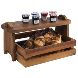 Buffetbrücke acacia wood brown | 450 mm x 170 mm H 220 mm product photo  S