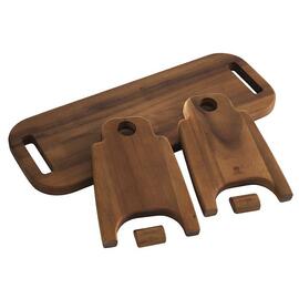 Buffetbrücke acacia wood brown | 450 mm x 170 mm H 220 mm product photo  S