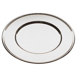 underplate stainless steel shiny thread edge relief  Ø 305 mm product photo