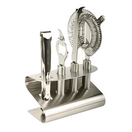 bar tool set  | strainer|tongs|opener|knife|stand  L 130 mm product photo