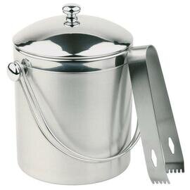ice bucket with lid 1 ltr stainless steel double-walled  Ø 120 mm  H 140 mm product photo