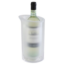 bottle cooler ICE plastic frosted transparent double-walled  Ø 140 mm  H 235 mm product photo