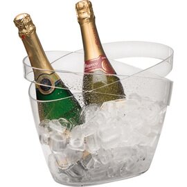 wine cooler 5 ltr plastic clear transparent  H 235 mm product photo