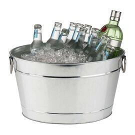 beverage tub TIN 11 ltr plastic metal  H 220 mm product photo