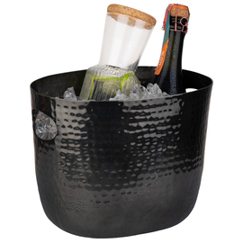 wine cooler|champagne cooler black 3.9 ltr aluminium H 200 mm product photo  S