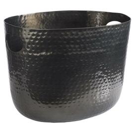 wine cooler|champagne cooler black 7 ltr aluminium hammered 300 mm 235 mm H 230 mm product photo