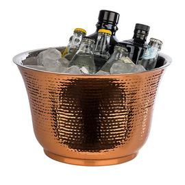 bottle cooler STAINLESS COPPER 8 ltr double-walled Ø 330 mm H 200 mm product photo