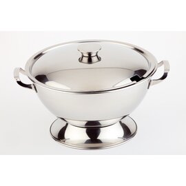 Soup terrine, 18/8 stainless steel, Ø 15,5 cm, height 9,5 cm, 1 liter product photo