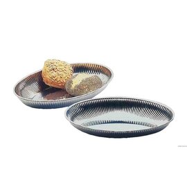stainless steel bowl stainless steel oval 310 mm  x 210 mm  H 45 mm product photo