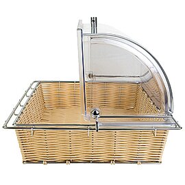 buffet basket ECONOMIC PP light beige 565 mm x 365 mm H 110 mm product photo  S