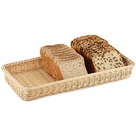 display basket plastic beige 500 mm  x 200 mm  H 60 mm product photo