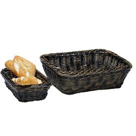 GN basket GN 2/3 plastic black brown 354 mm  x 325 mm  H 65 mm product photo