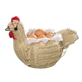 Basket for up to 25 eggs, polyptopylene, metal chrome-plated, water-resistant, break-proof, 35 x 22,5 cm, H: 24 cm product photo