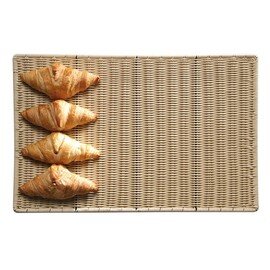 display tray baker's standard plastic beige 400 mm  x 300 mm  H 10 mm product photo