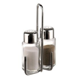 cruet PROFI • salt|pepper glass stainless steel metal H 150 mm product photo