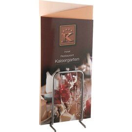 table sign holder PROFI • metal L 95 mm x 75 mm H 135 mm product photo