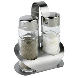 cruet PRO • salt|pepper glass stainless steel H 115 mm product photo